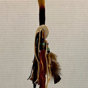 * Vintage Native American Medicine Wheel / Spirit Prayer / Talking Stick *